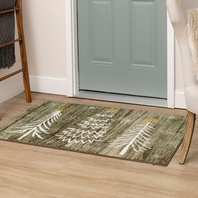 Barnwood Wonderland Driftwood Kitchen Rug, , alternate image number null