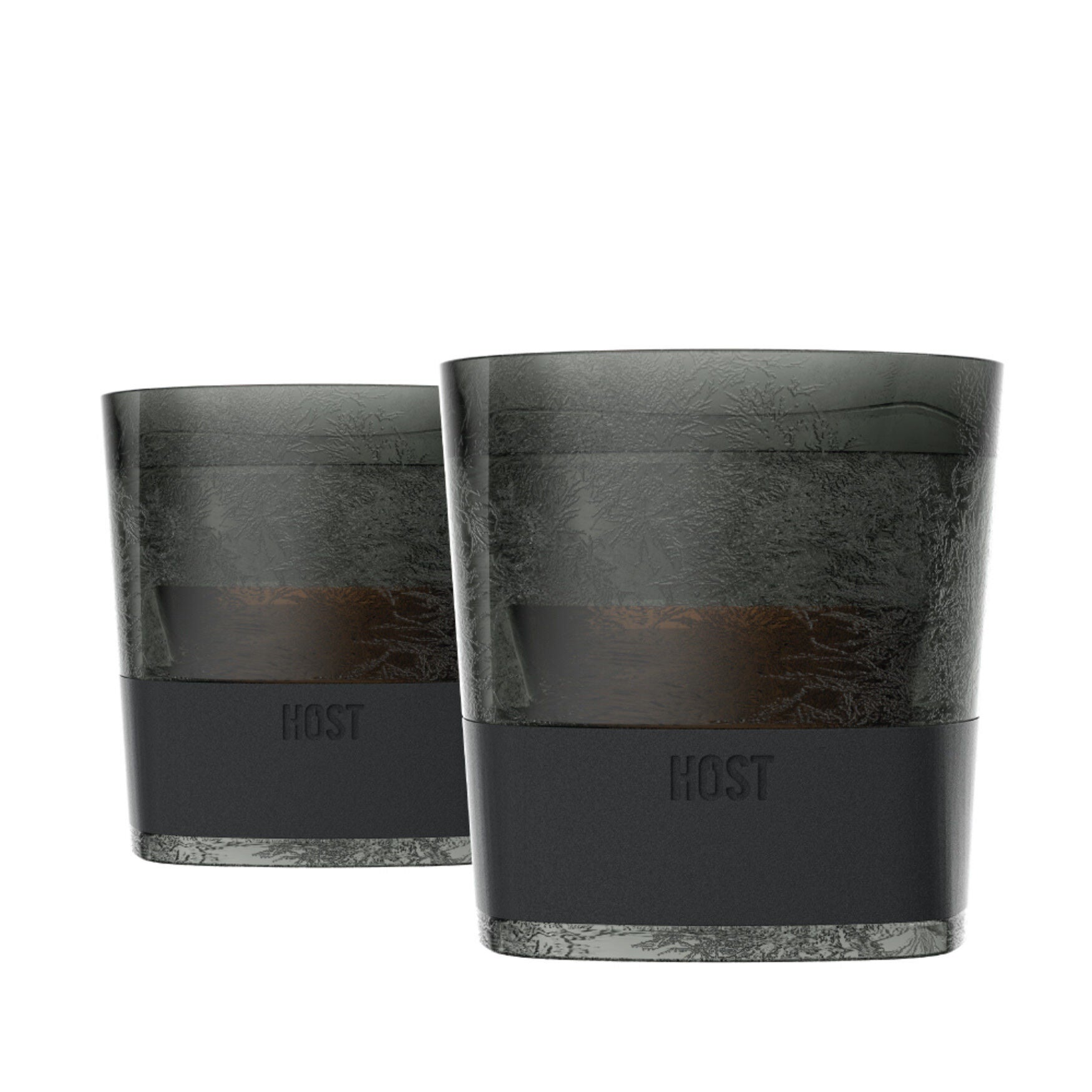 Whiskey Freeze Cooling Cup In Smoke By (Two Pack), BLACK, hi-res image number 0