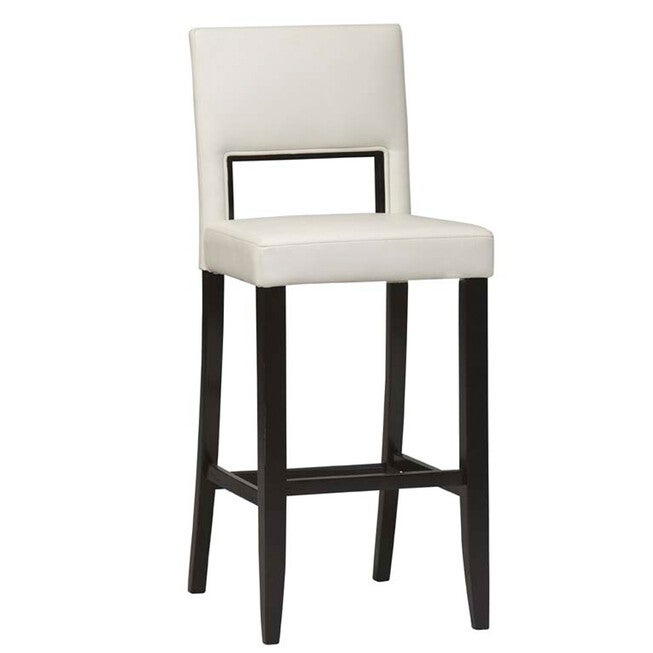Vega Bar Stool 30 inches, ESPRESSO WHITE, hi-res image number null