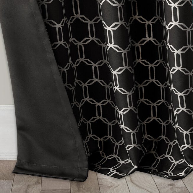 Prelude Reversible Blackout Rod Pocket Curtain Panel, , on-hover image number 1