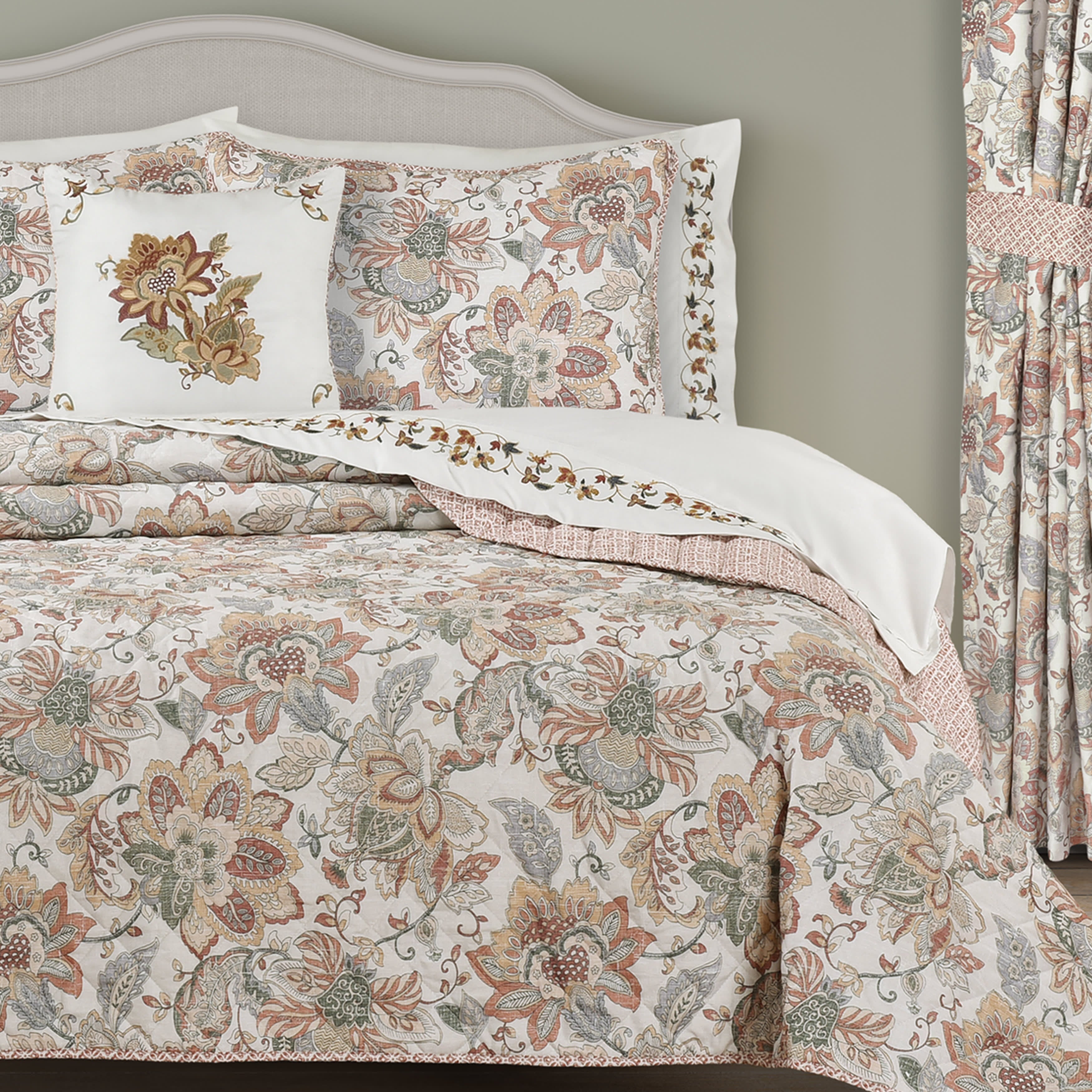 Janessa 3 Piece Quilt Set, SPICE, alternate image number null