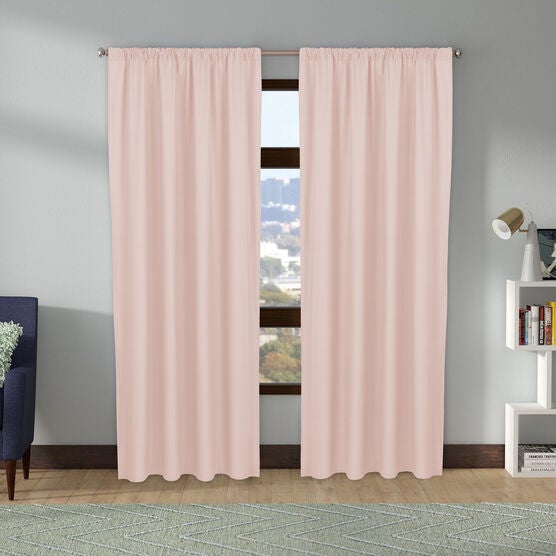 Perfectly Cotton Window Panel Pair Window Panel Pair, BLUSH, hi-res image number null
