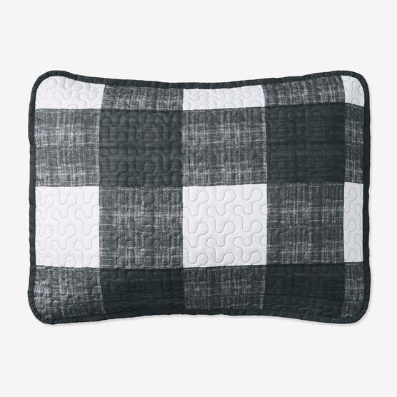 BH Studio Reversible Quilted Sham, BLACK WHITE, hi-res image number null