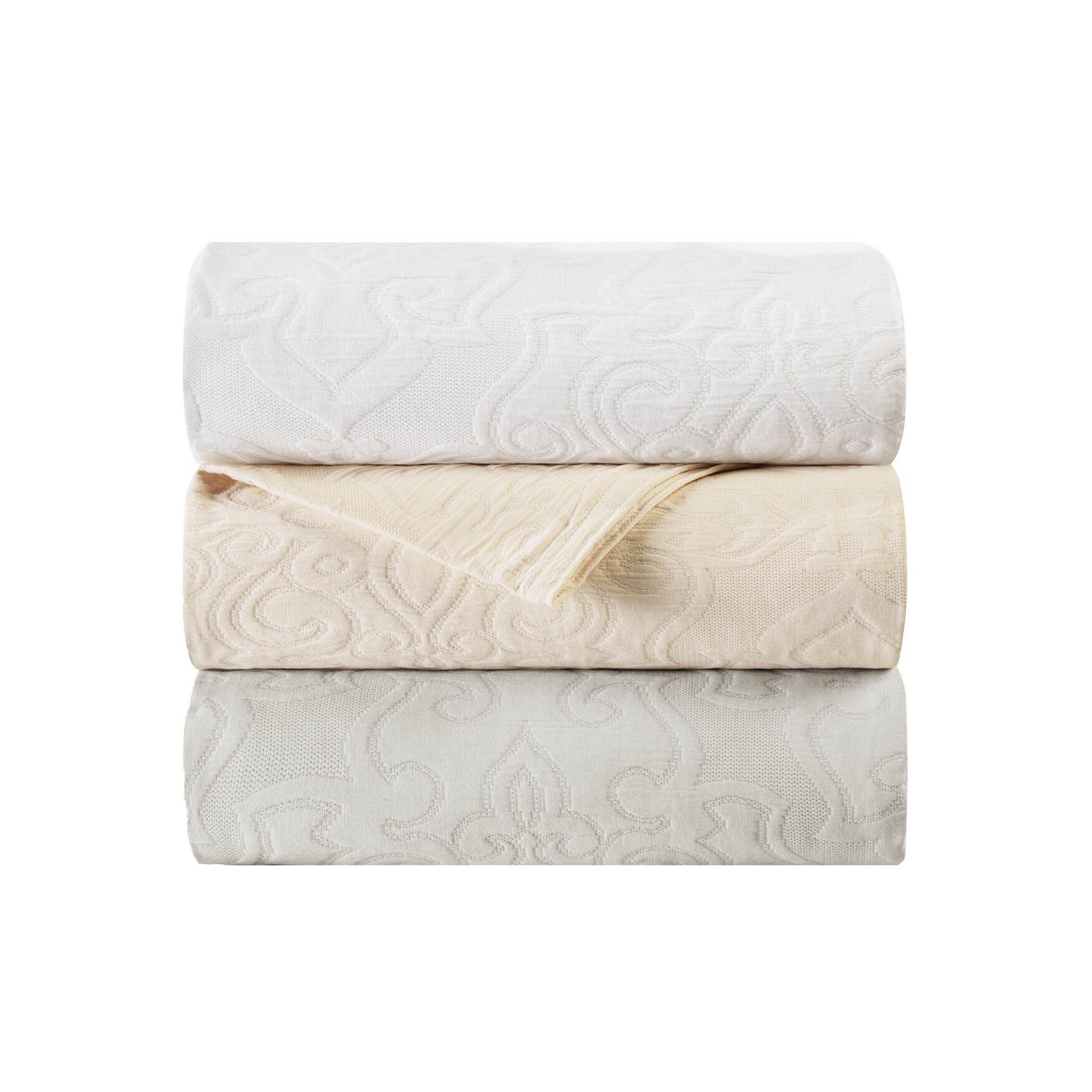 Raphaela European Matelassé Shower Curtain, , alternate image number 2