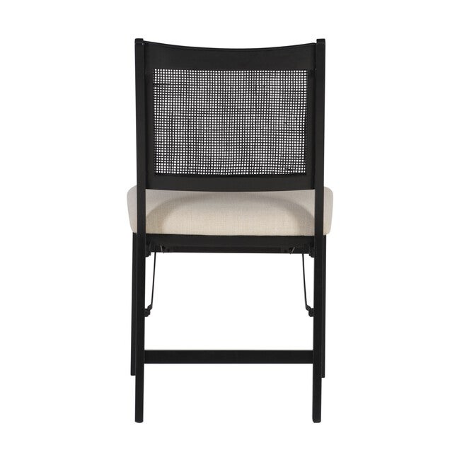 Beaux Cane Back Black Folding Chair Folding Dining Chairs, , alternate image number 7