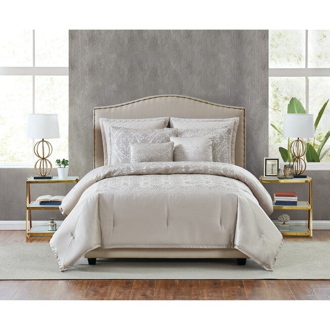 Riverton Comforter Set, GOLD, hi-res image number 0