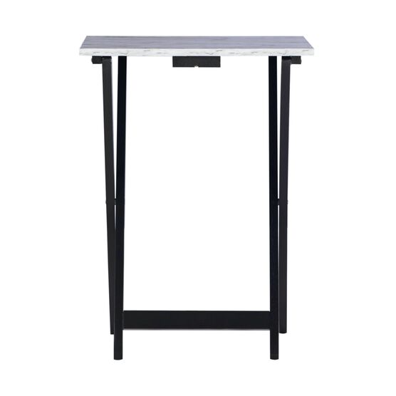 Jasper Tray Table Set White Faux Marble, , alternate image number null