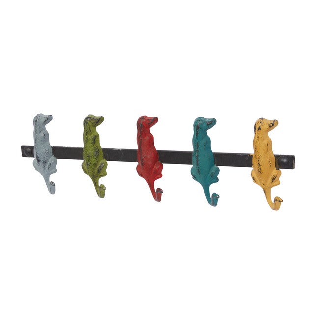 Multi Colored Metal Farmhouse Wall Hook Wall Hook, , alternate image number null