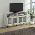56-inch TV Stand with 4 Doors Accent Cabinet, , on-hover image number 1