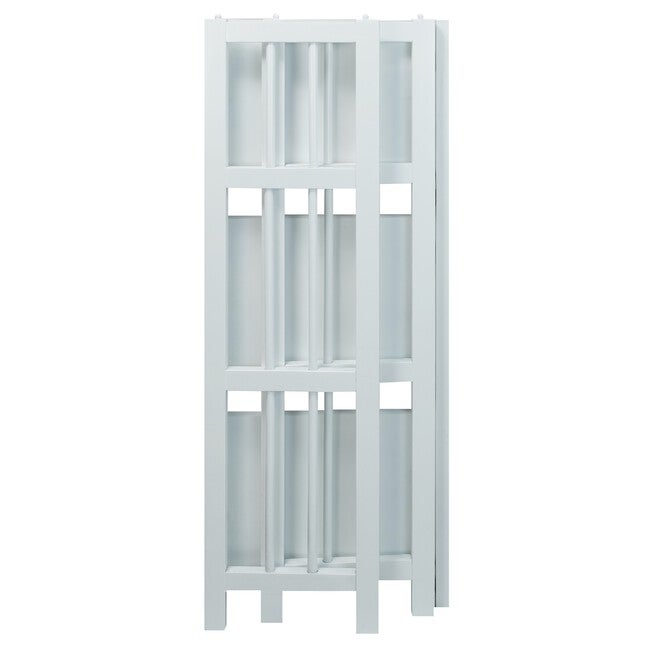 3-Shelf Folding Bookcase 14 inches Wide-White, , alternate image number 5