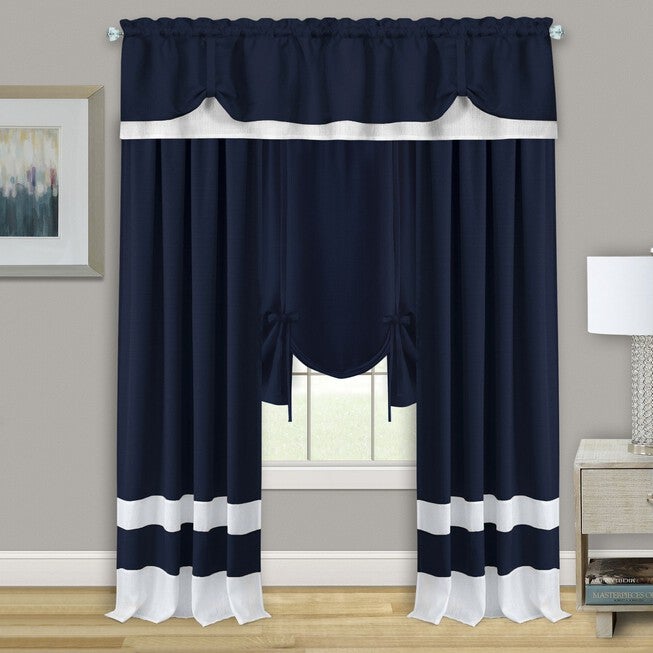 Darcy Window Curtain Tie Up Shade - 58x63, , alternate image number null