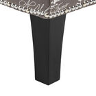 Stephanie Ottoman Grey Linen With Script, , alternate image number null