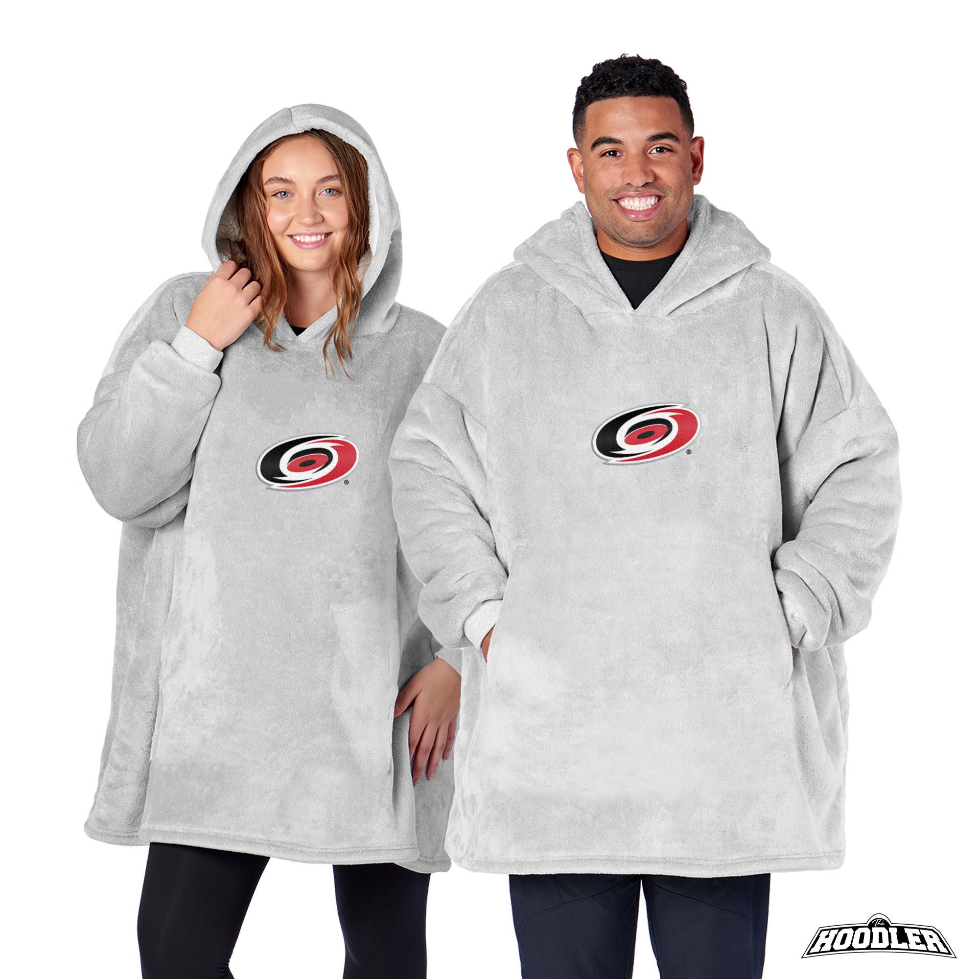 Carolina Hurricanes NHL Heather Grey Hoodler Pullover Hoodie, NHL, hi-res image number 0