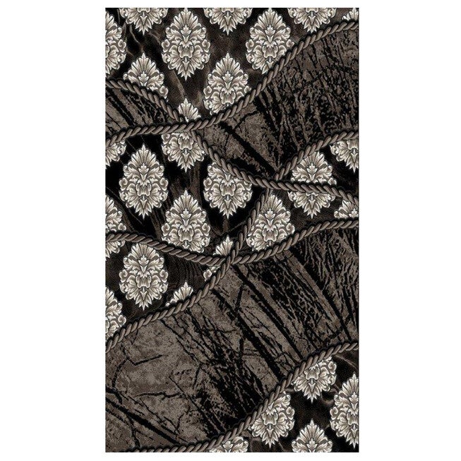 Jewel 5' x 8' Area Rug, BROWN BLACK, hi-res image number null