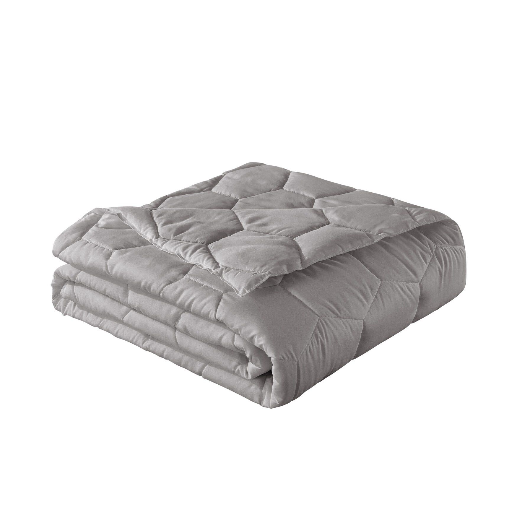 Honeycomb Down Alternative Blanket, Grey, , alternate image number 3