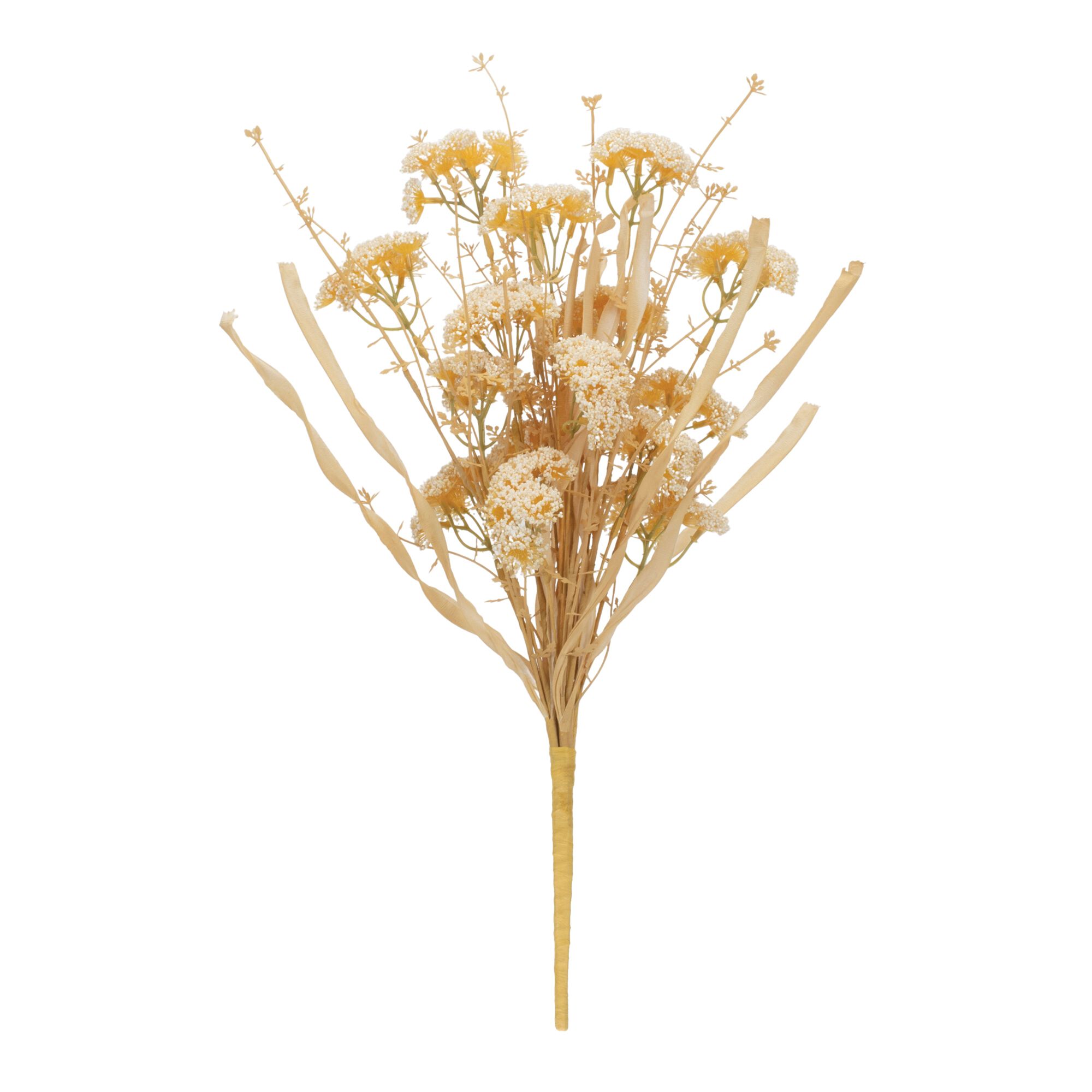Beige Floral Grass Bush (Set of 2), BEIGE, alternate image number 1