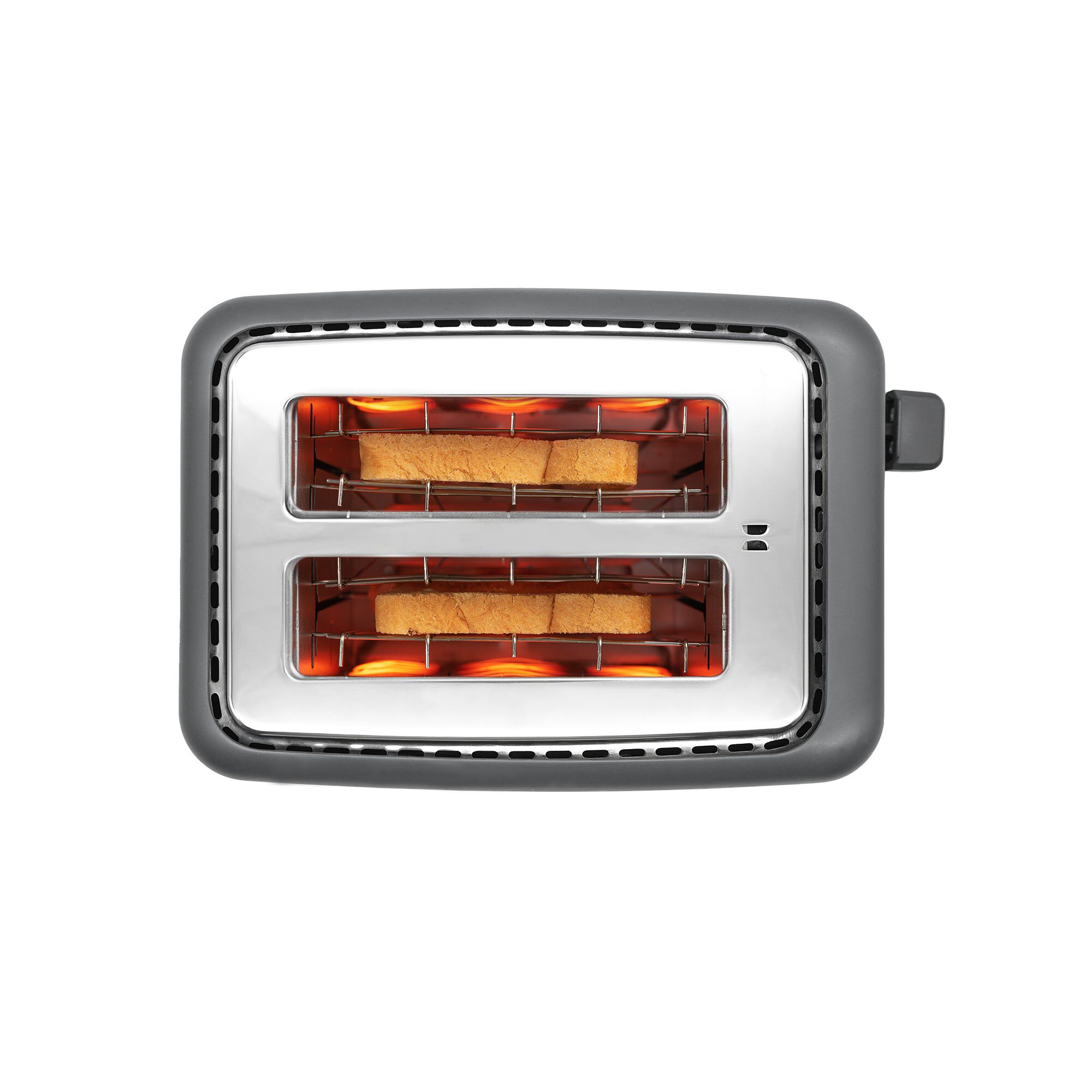 Livwell Matte Black 2-Slice Smart Touch Toaster, MATTE BLACK, on-hover image number 1