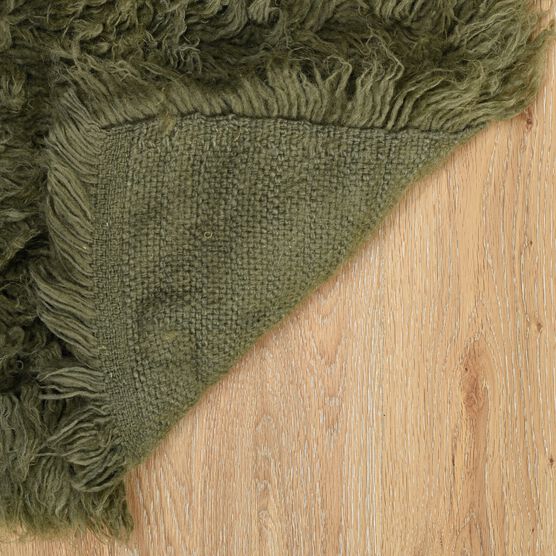 Flokati Olive Rug, , alternate image number null