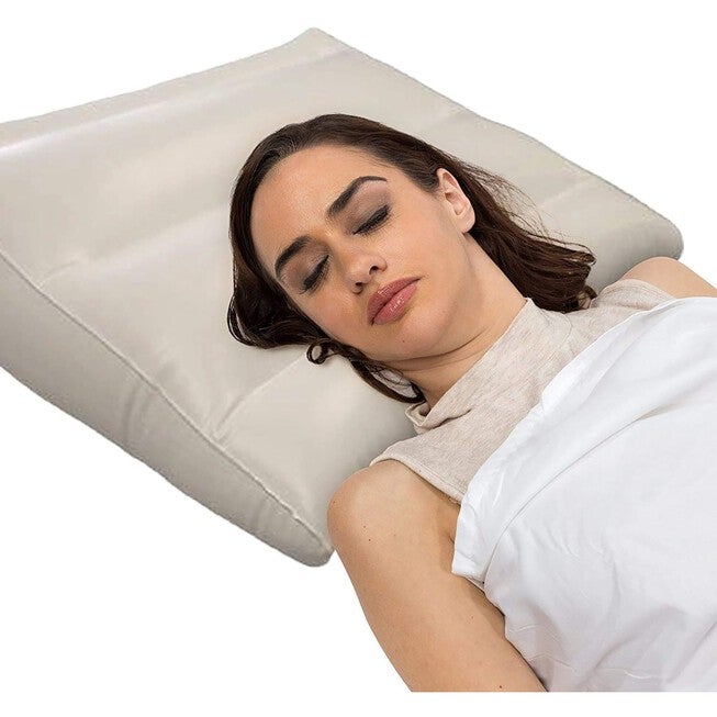 Doctor Inflatable Pillow Wedge White Standard, WHITE, on-hover image number null