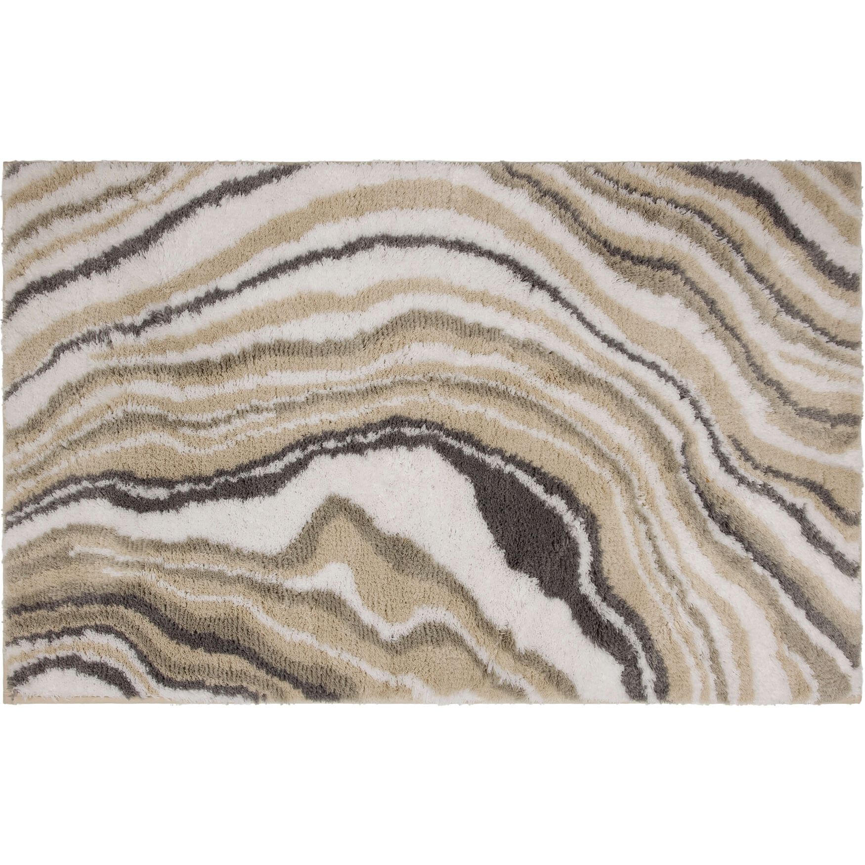 Serpentine Bath Rug, TAUPE, hi-res image number 0