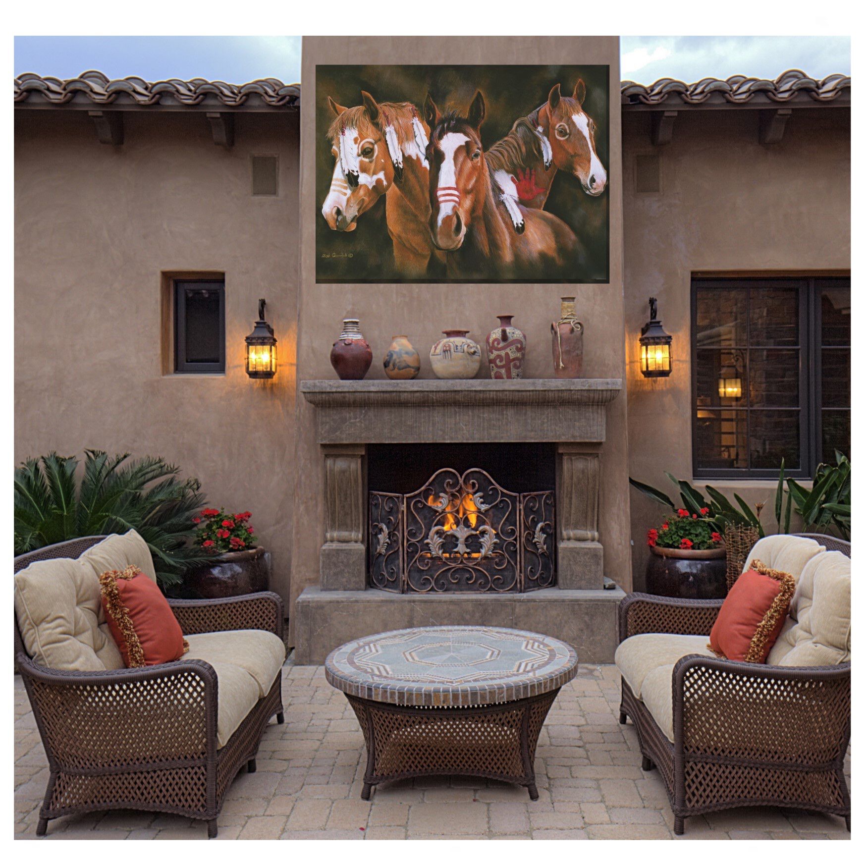 Tribal Spirit Outdoor Art, , on-hover image number 1