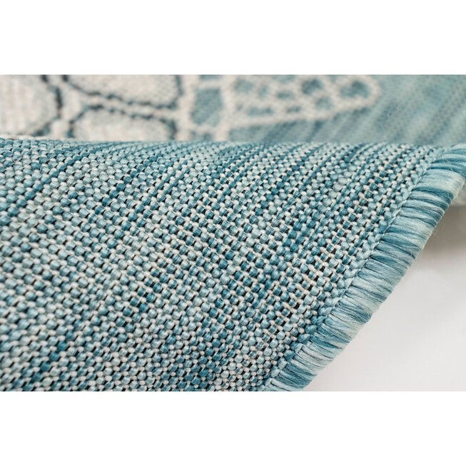 Liora Manne Carmel Seaturtles Indoor/Outdoor Rug Aqua 23 inchesX7 feet 6 inches, , alternate image number 7