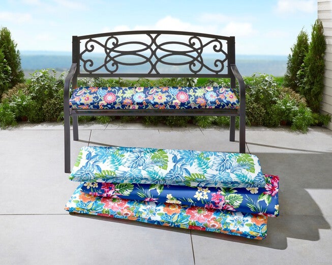 Steel Garden Bench, , on-hover image number null