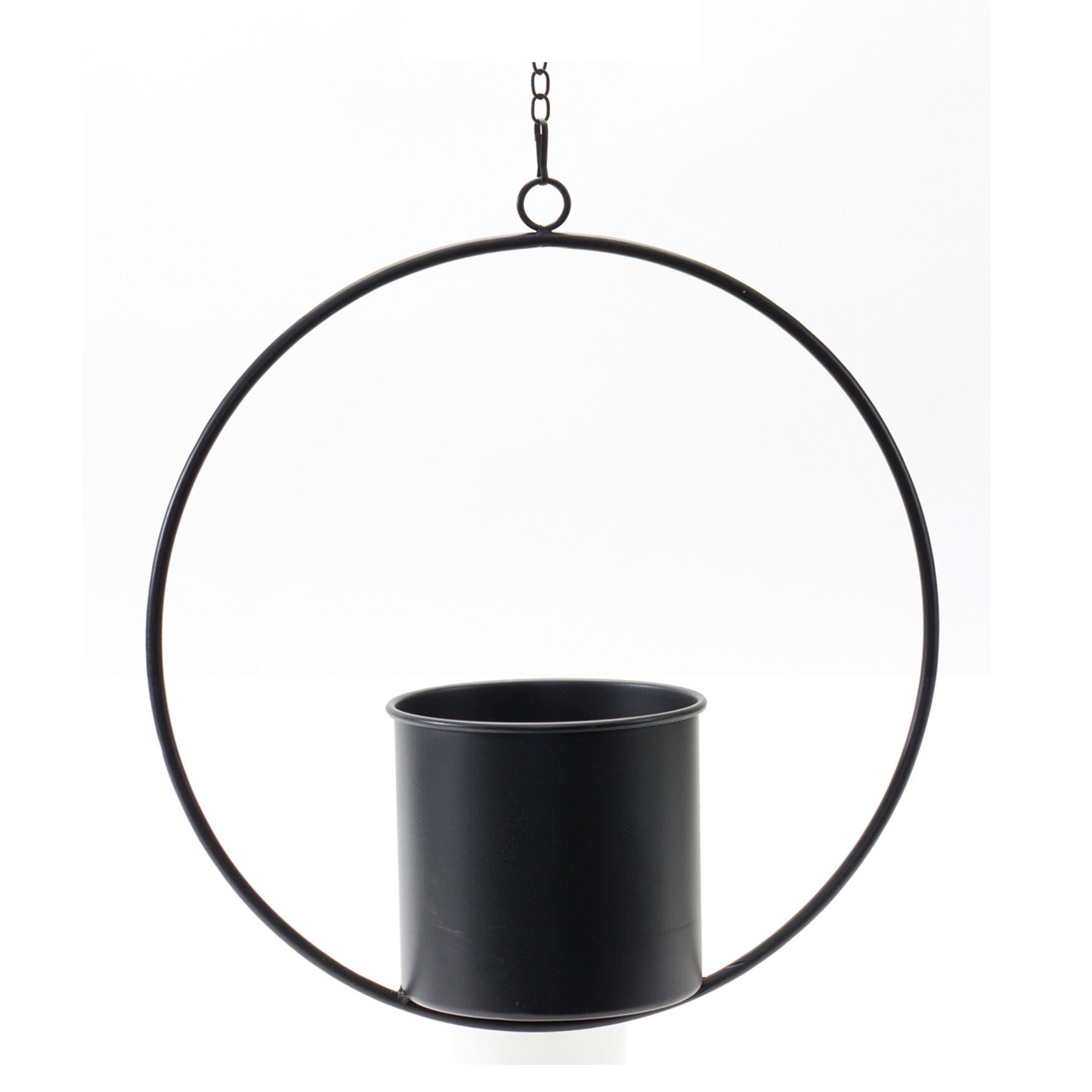Modern Hanging Planter With Frame (Set Of 2), , on-hover image number 1
