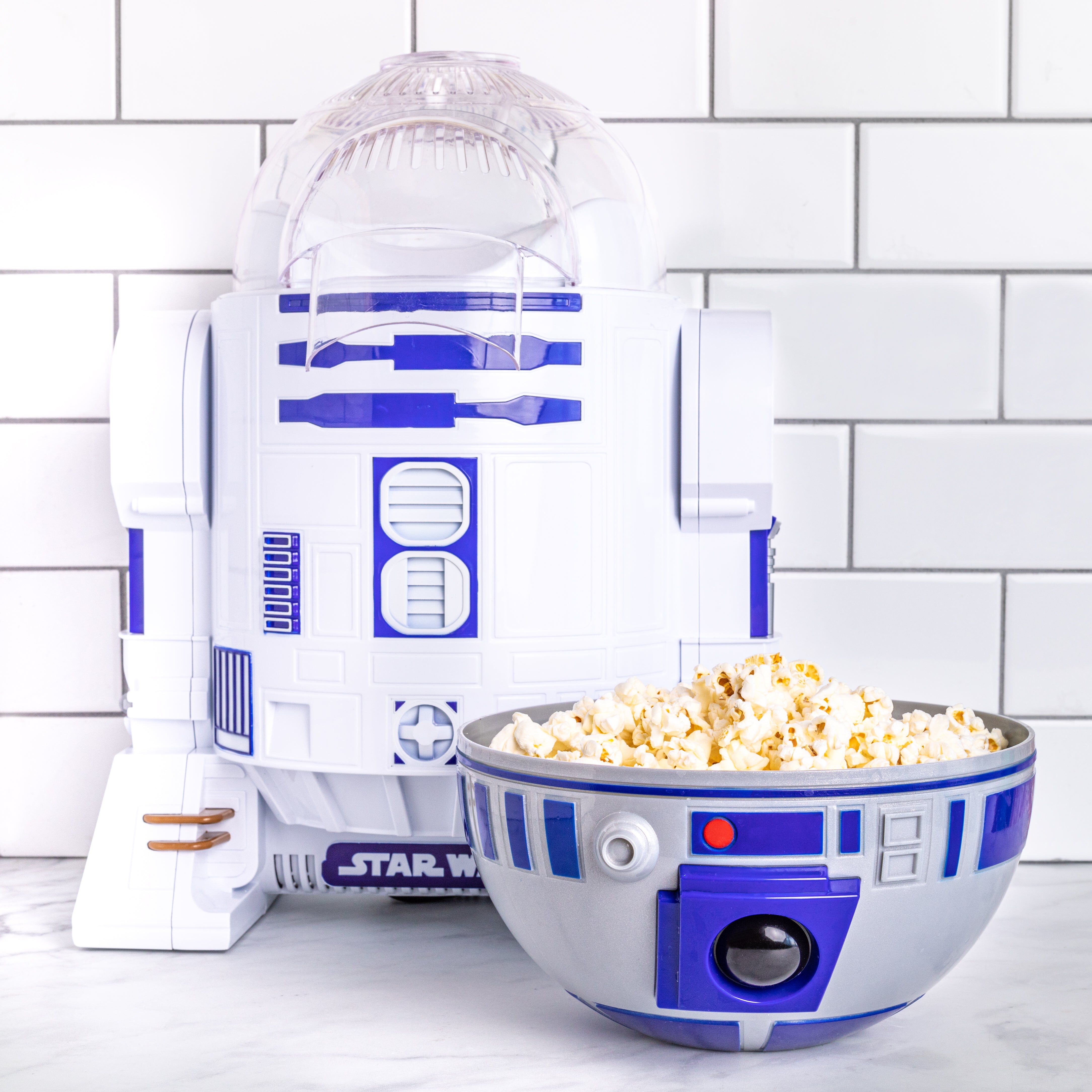 Star Wars R2D2 Popcorn Maker, WHITE, hi-res image number 0