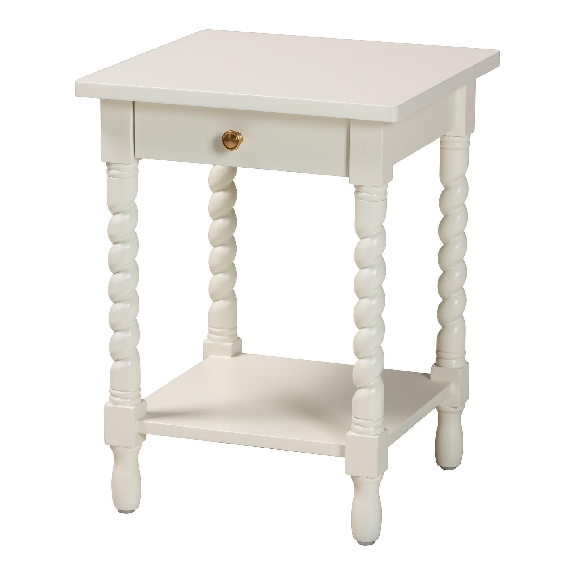 Niklas Nightstand, WHITE, alternate image number 1