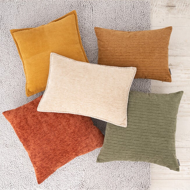 Junoesque Solid Chenille Square Pillow, , alternate image number null