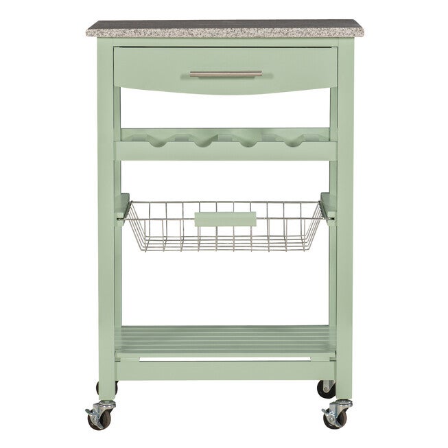 Kitchen Island Granite Top Green, GREEN, hi-res image number 0