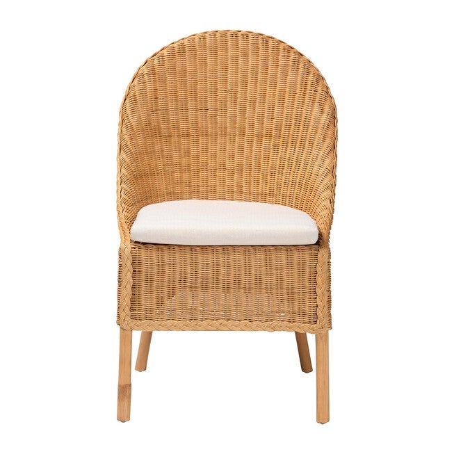 Camelia Bohemian Light Honey Rattan Dining Chair, LIGHT, alternate image number null