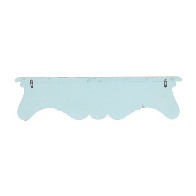 Blue Wood Rustic Wall Shelf Wall Shelf, , on-hover image number null