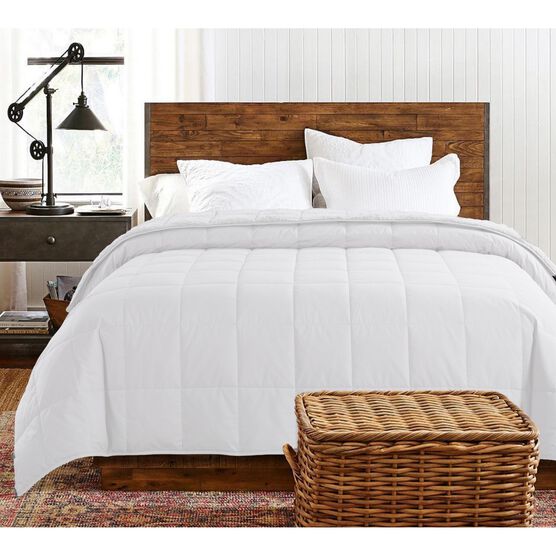 Cozy Down Reversible Comforter, WHITE, hi-res image number null