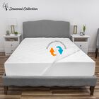 SensorPEDIC All Seasons Reversible Mattress Pad, WHITE, hi-res image number null