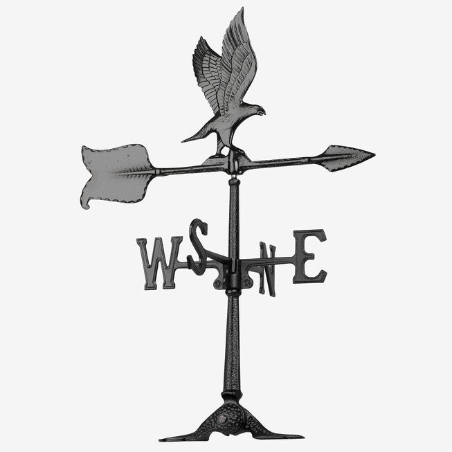 Eagle Accent Weathervane, BLACK, hi-res image number null