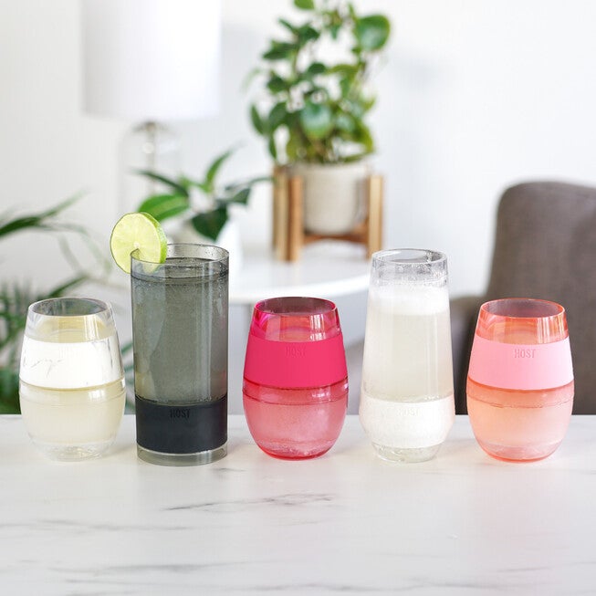 Wine Freeze Translucent Cooling Cups (Set Of 4) By, , alternate image number 2