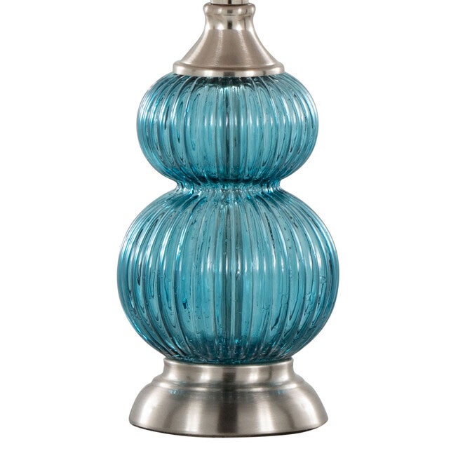 Belle 20 inches Glass Accent Lamp - Set Of 2, , alternate image number null