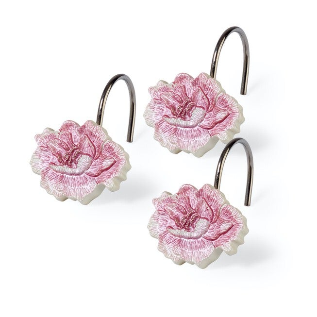 Dublin Rose Shower Hooks, BEIGE, hi-res image number 0