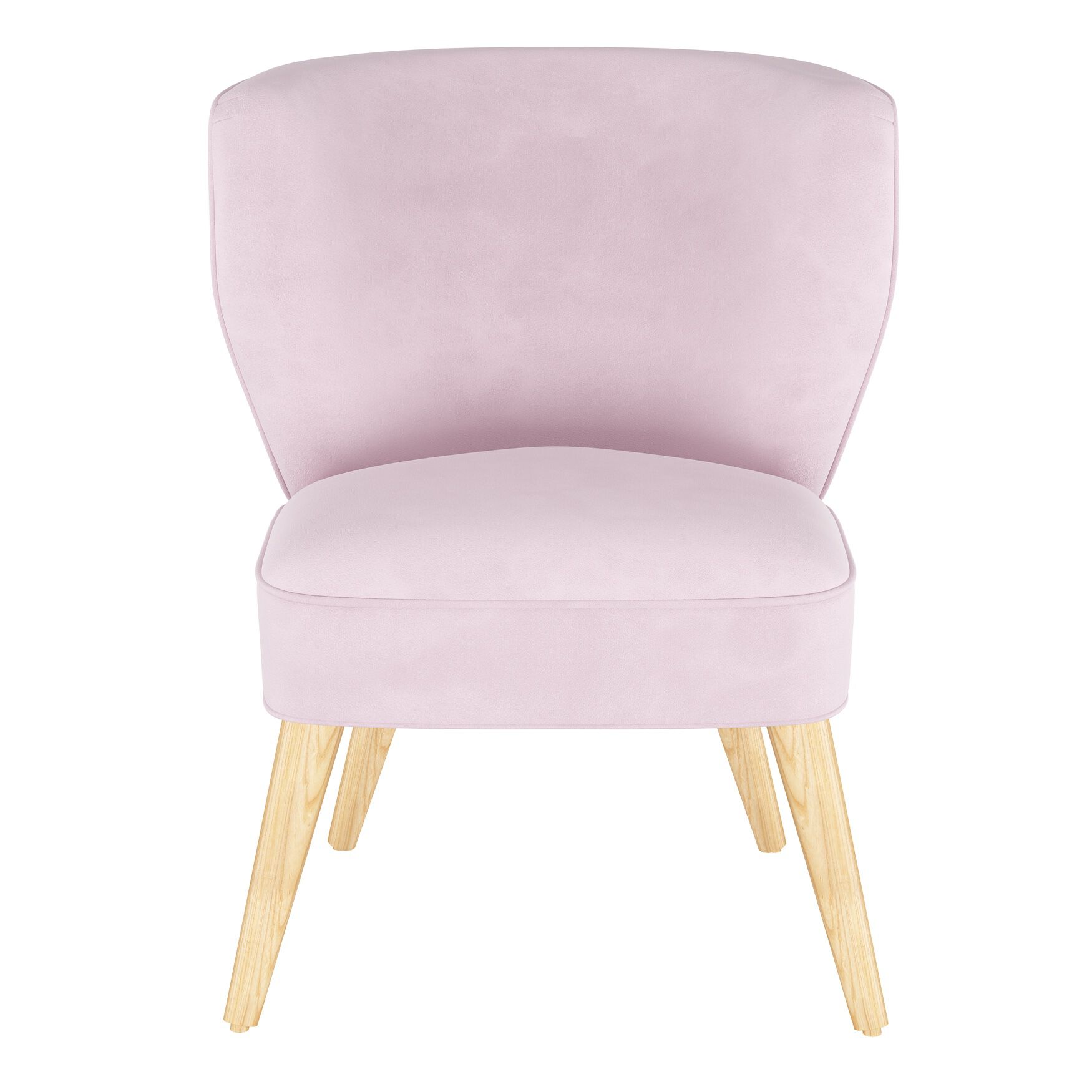 Velvet Curved Arm Chair, , on-hover image number 1