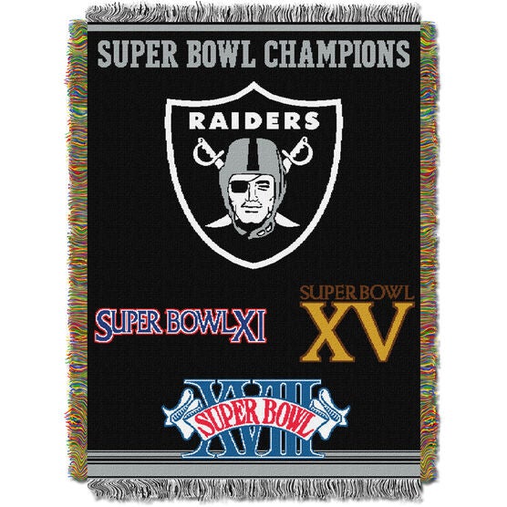 Raiders Commemorative Series Throw, MULTI, hi-res image number null