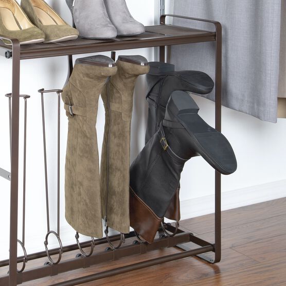 Tilt Out Stackable Tall Boot Rack Bronze, , alternate image number null