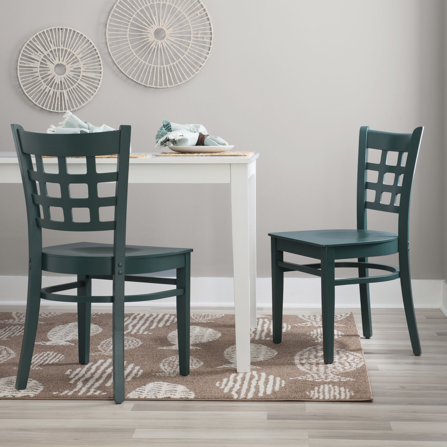 Lola Side Chair Green Set of 2, , alternate image number 7