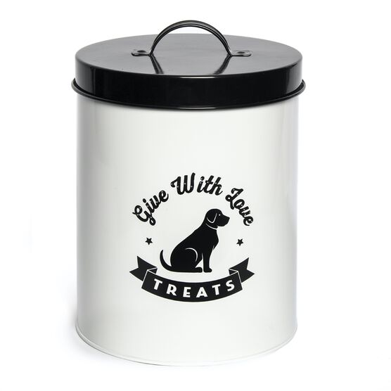 Amore White Tin Pet, WHITE, hi-res image number null
