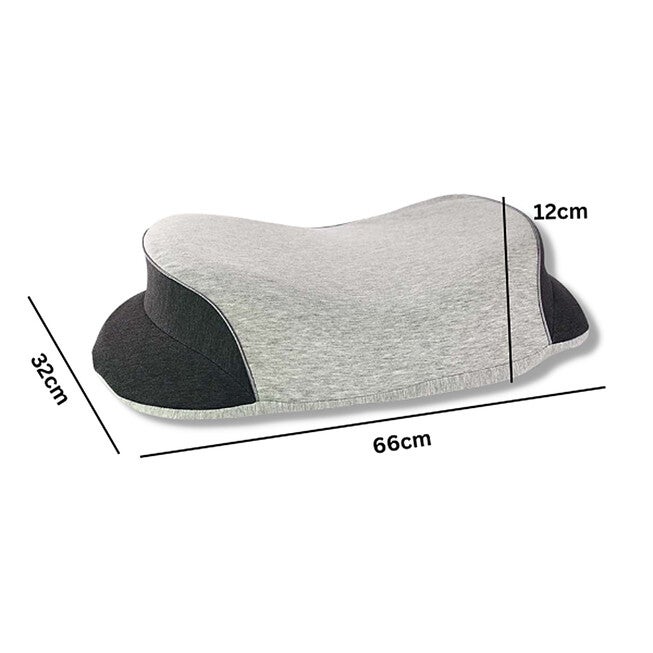 PainX Orthopedic Pillow, BLACK, alternate image number 3