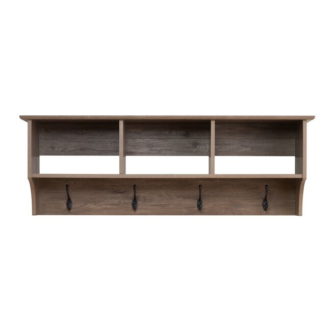 48 inches Wide Hanging Entryway Shelf Drifted Gray, , alternate image number 2