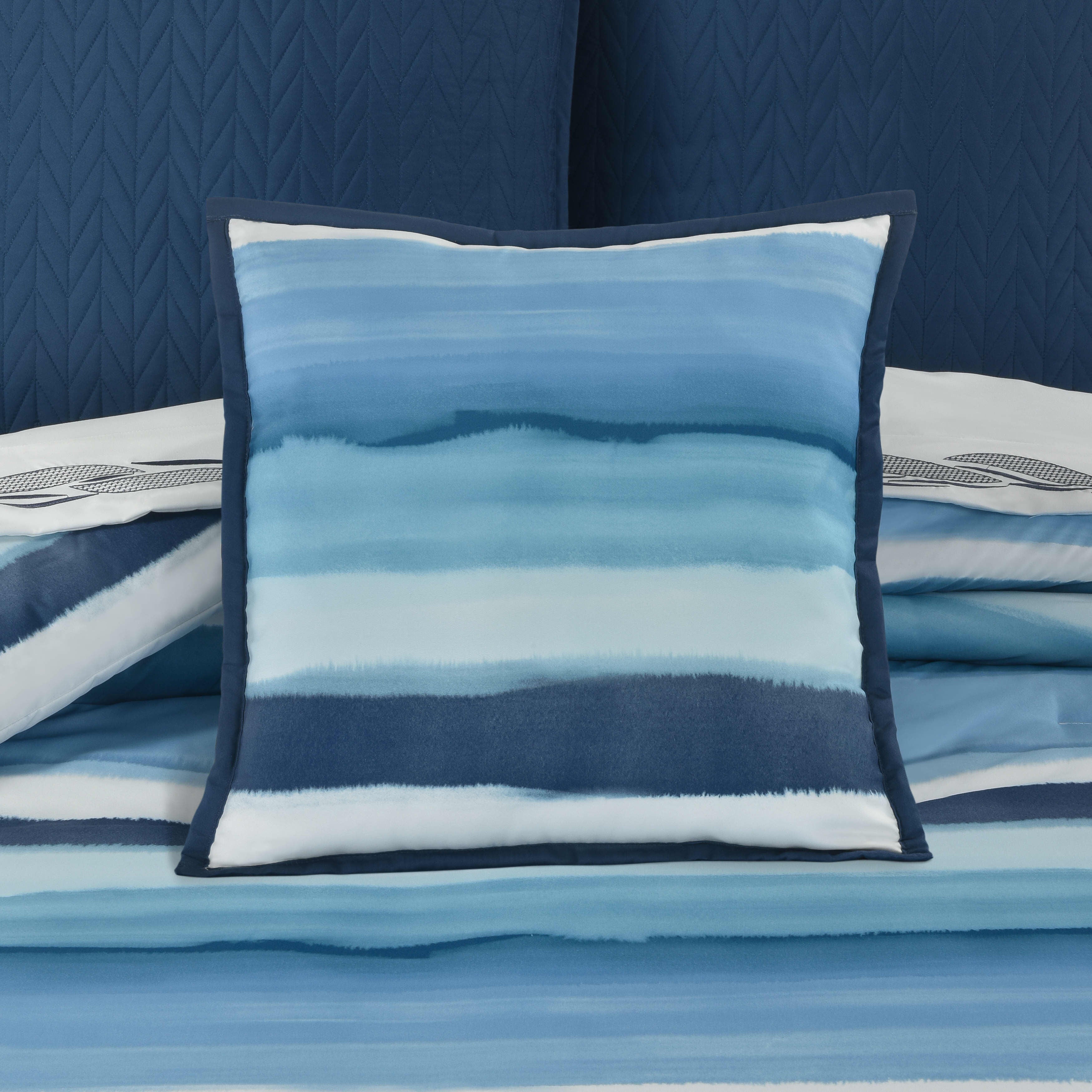 Balboa 16 Inch Square Decorative Throw Pillow, BLUE, hi-res image number 0