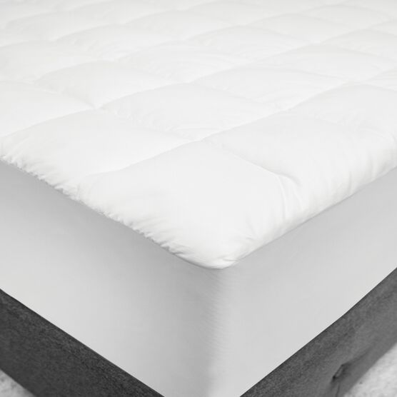 SensorPEDIC Luxury Top Loft Gel Fiber Mattress Pad, , alternate image number null