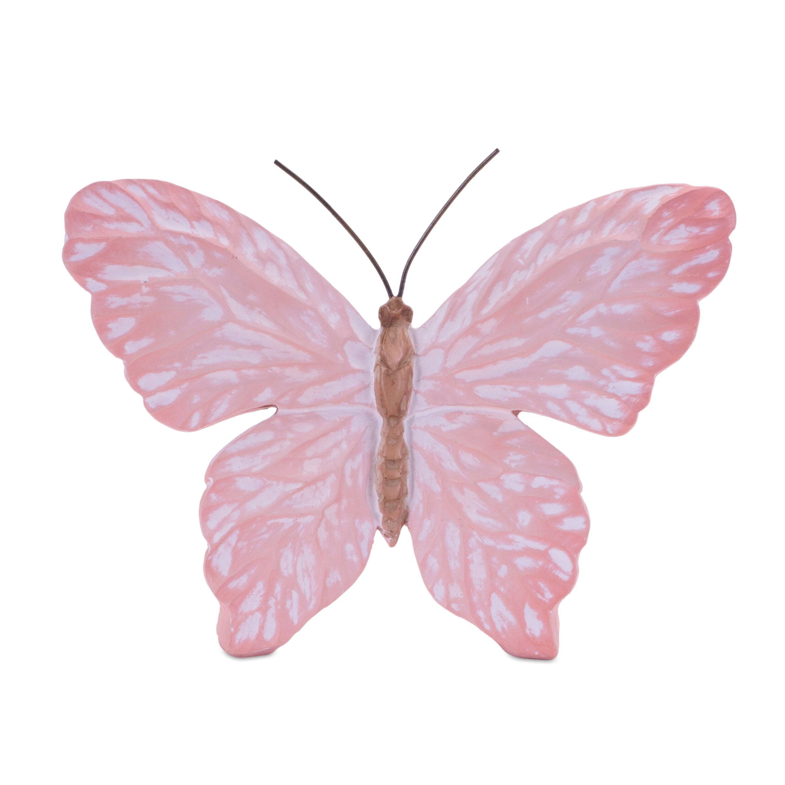 Resin Butterfly Set of 4, PINK, alternate image number 2